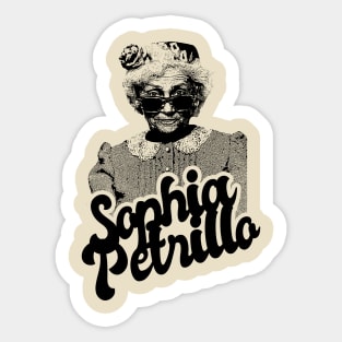 sophia petrillo 80s style classic Sticker
